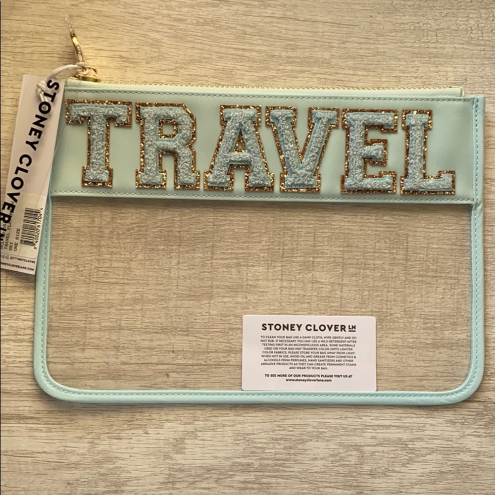 Stoney Clover Lane Clear Flat Pouch